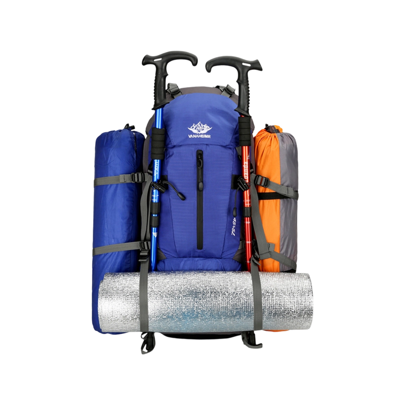 Rucsac de alpinism profesional din nailon de mare capacitate, rucsac de alpinism sport multifuncțional cu dublu umăr